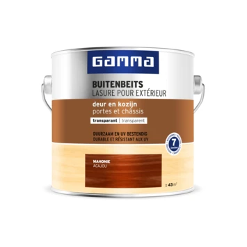 GAMMA Buitenbeits Deur & Kozijn Transparant Mahonie 2,5 Liter 3 GAMMA Buitenbeits Deur & Kozijn Transparant Mahonie 2,5 Liter