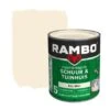 Rambo Pantserbeits Schuur & Tuinhuis Dekkend RAL 9001 Zijdeglans 750 Ml -Muurverf Voor Thuis 123 3996