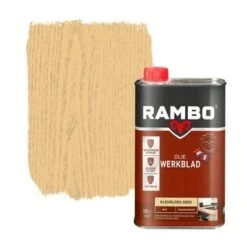 Rambo Werkblad Olie Transparant Mat Kleurloos 500 Ml