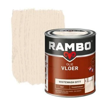 Rambo Vloer Olie Transparant Mat Whitewash 750 Ml 3 Rambo Vloer Olie Transparant Mat Whitewash 750 Ml