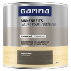 GAMMA Binnenbeits Transparant 250 Ml Grijs Eiken