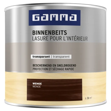 GAMMA Binnenbeits Transparant 250 Ml Wengé 3 GAMMA Binnenbeits Transparant 250 Ml Wengé