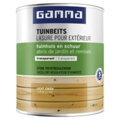 GAMMA Tuinbeits Tuinhuis & Schuur Transparant 750 Ml Licht Eiken