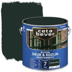 CetaBever Meesterbeits Deur & Kozijn Dekkend Zijdeglans Donkergroen 2,5 L 5 CetaBever Meesterbeits Deur & Kozijn Dekkend Zijdeglans Donkergroen 2,5 L -Muurverf Voor Thuis 123 4142