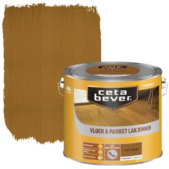 CetaBever Vloer- & Parketlak Transparant Licht Eiken Zijdeglans 2,5 L