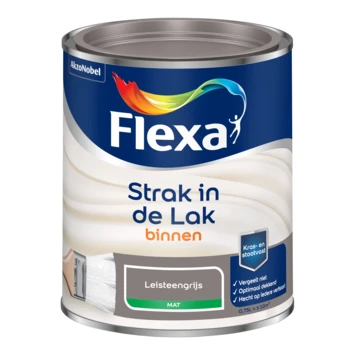Strak In De Lak Voor Binnen Leisteengrijs mat 750 Ml 4 Strak In De Lak Voor Binnen Leisteengrijs mat 750 Ml - Afbeelding 2