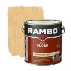 Rambo Vloer Olie Transparant Mat Kleurloos 2,5 Liter