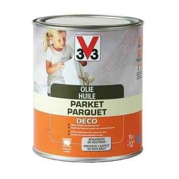 V33 Parketolie Deco Donkergrijs 1 Liter 5 V33 Parketolie Deco Donkergrijs 1 Liter - Afbeelding 3