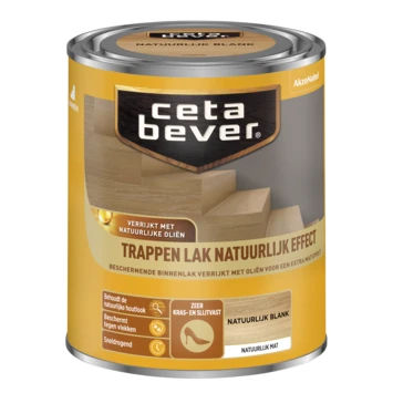 Cetabever Traplak Natuurlijk Effect Blank 750 Ml 4 Cetabever Traplak Natuurlijk Effect Blank 750 Ml - Afbeelding 2