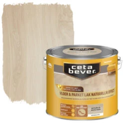 CetaBever Vloer- & Parketlak Natuurlijk Effect White Wash 2,5 L