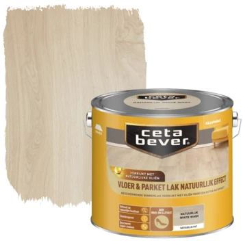 CetaBever Vloer- & Parketlak Natuurlijk Effect White Wash 2,5 L 3 CetaBever Vloer- & Parketlak Natuurlijk Effect White Wash 2,5 L