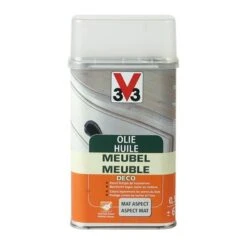 V33 Meubelolie Deco Ebben 500 Ml -Muurverf Voor Thuis 123 4318