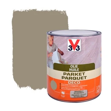 V33 Parketolie Deco Donkergrijs 2,5 Liter 3 V33 Parketolie Deco Donkergrijs 2,5 Liter