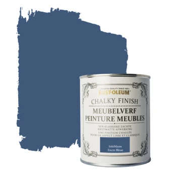 Rust-Oleum Meubelverf Chalky Finish Inktblauw 750 Ml 3 Rust-Oleum Meubelverf Chalky Finish Inktblauw 750 Ml
