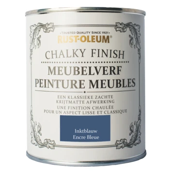 Rust-Oleum Meubelverf Chalky Finish Inktblauw 750 Ml 4 Rust-Oleum Meubelverf Chalky Finish Inktblauw 750 Ml - Afbeelding 2