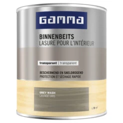 GAMMA Binnenbeits Transparant 750 Ml Grey Wash