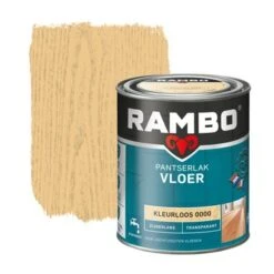 Rambo Pantserlak Vloer Transparant Zijdeglans Kleurloos 750 Ml