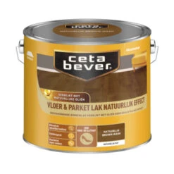 CetaBever Vloer- & Parketlak Natuurlijk Effect Brown Wash 2,5 L -Muurverf Voor Thuis 123 4411