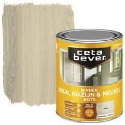 Cetabever Deur, Kozijn & Meubelbeits Transparant Kalk Zijdeglans 750 Ml