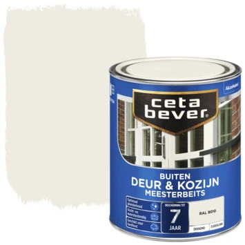 CetaBever Meesterbeits Deur & Kozijn Dekkend Zijdeglans RAL 9010 750 Ml 3 CetaBever Meesterbeits Deur & Kozijn Dekkend Zijdeglans RAL 9010 750 Ml