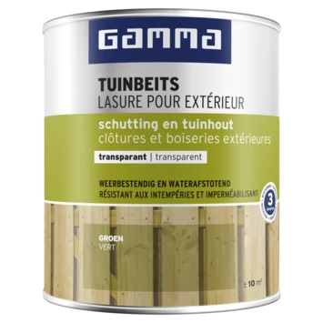 GAMMA Tuinbeits Schutting & Tuinhout Transparant 750 Ml Groen 3 GAMMA Tuinbeits Schutting & Tuinhout Transparant 750 Ml Groen