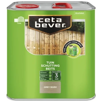 CetaBever Schuttingbeits Grey Wash 2,5 L 4 CetaBever Schuttingbeits Grey Wash 2,5 L - Afbeelding 2
