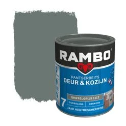 Rambo Pantserbeits Deur & Kozijn Zijdeglans Griffelgrijs Dekkend 750 Ml