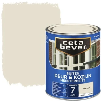 CetaBever Meesterbeits Deur & Kozijn Dekkend Zijdeglans RAL 9001 750 Ml 3 CetaBever Meesterbeits Deur & Kozijn Dekkend Zijdeglans RAL 9001 750 Ml