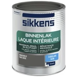 Sikkens Binnenlak Donkergrijs Zijdeglans 750 Ml 8 Sikkens Binnenlak Donkergrijs Zijdeglans 750 Ml -Muurverf Voor Thuis 123 45