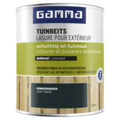 GAMMA Tuinbeits Schutting & Tuinhout Dekkend Donkergroen 750 Ml