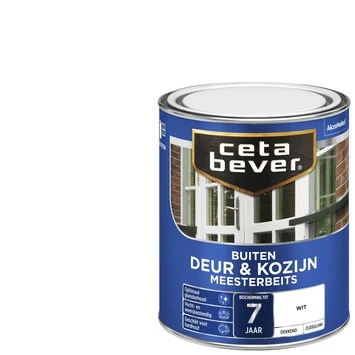CetaBever Meesterbeits Deur & Kozijn Dekkend Wit Zijdeglans 750 Ml 3 CetaBever Meesterbeits Deur & Kozijn Dekkend Wit Zijdeglans 750 Ml
