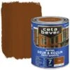 CetaBever Meesterbeits Deur & Kozijn Transparant Zijdeglans Teak 750 Ml -Muurverf Voor Thuis 123 4537