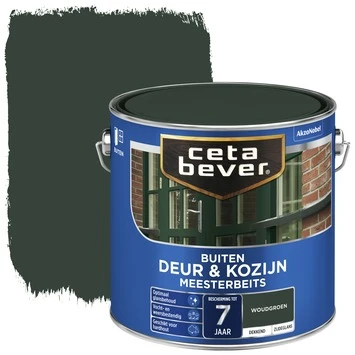 CetaBever Meesterbeits Deur & Kozijn Dekkend Zijdeglans Woudgroen 2,5 L 3 CetaBever Meesterbeits Deur & Kozijn Dekkend Zijdeglans Woudgroen 2,5 L