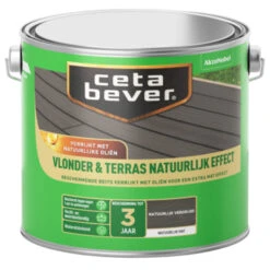 CetaBever Vlonder & Terras Natuurlijk Effect Vergrijsd 2,5 L