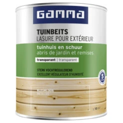 GAMMA Tuinbeits Tuinhuis & Schuur Transparant Kleurloos 750 Ml