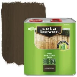 CetaBever Schuttingbeits Donkerbruin 2,5 L