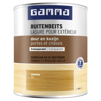 GAMMA Buitenbeits Deur & Kozijn Transparant Grenen 750 Ml 3 GAMMA Buitenbeits Deur & Kozijn Transparant Grenen 750 Ml