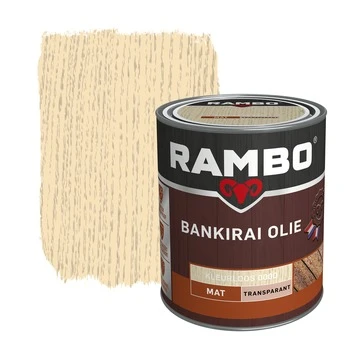 Rambo Bankirai Olie Transparant Kleurloos 750 Ml 3 Rambo Bankirai Olie Transparant Kleurloos 750 Ml