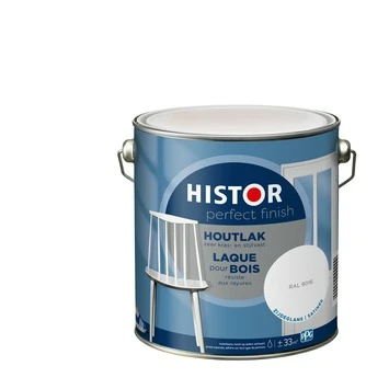 Histor Perfect Finish Houtlak RAL 9016 Zijdeglans 2,5 Liter 3 Histor Perfect Finish Houtlak RAL 9016 Zijdeglans 2,5 Liter