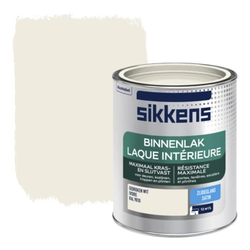 Sikkens Binnenlak RAL 9010 Zijdeglans 750 Ml 3 Sikkens Binnenlak RAL 9010 Zijdeglans 750 Ml