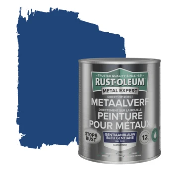 Rust-oleum Metaalverf Hoogglans 750ML RAL5010 3 Rust-oleum Metaalverf Hoogglans 750ML RAL5010