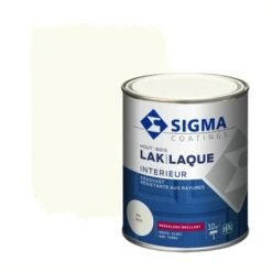 Sigma Lak Interieur 9010 Zuiverwit Hoogglans 750 Ml