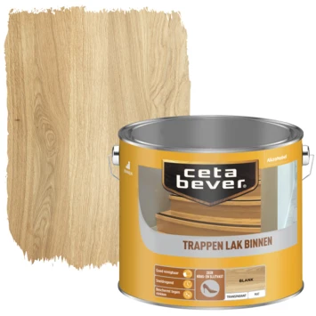 CetaBever Trappenlak Transparant Blank Mat 2,5 L 3 CetaBever Trappenlak Transparant Blank Mat 2,5 L