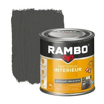 Rambo Pantserlak Interieur Transparant Mat Antraciet Grijs 250 Ml 3 Rambo Pantserlak Interieur Transparant Mat Antraciet Grijs 250 Ml