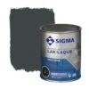 Sigma Lak Interieur Mat RAL7021 Zwart Grijs 750 Ml