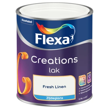 Flexa Creations Lak Fresh Linen Zijdeglans 750 Ml 4 Flexa Creations Lak Fresh Linen Zijdeglans 750 Ml - Afbeelding 2