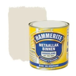 Hammerite Metaallak Binnen RAL 9001 Crème Wit Hoogglans 500 Ml