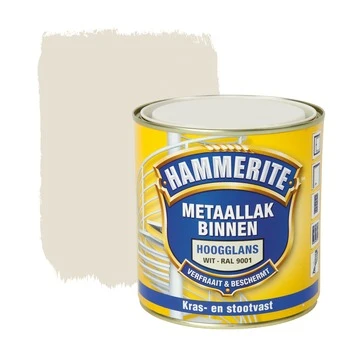 Hammerite Metaallak Binnen RAL 9001 Crème Wit Hoogglans 500 Ml 3 Hammerite Metaallak Binnen RAL 9001 Crème Wit Hoogglans 500 Ml