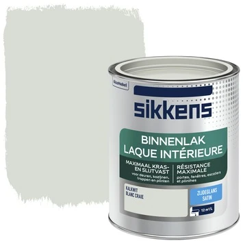 Sikkens Binnenlak Kalkwit Zijdeglans 750 Ml 3 Sikkens Binnenlak Kalkwit Zijdeglans 750 Ml