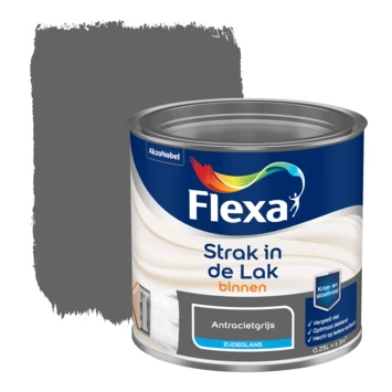 Flexa Strak In De Lak Voor Binnen Antraciet Grijs Zijdeglans 250 Ml 3 Flexa Strak In De Lak Voor Binnen Antraciet Grijs Zijdeglans 250 Ml